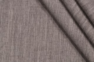 Hattie Woven Backed Upholstery Fabric in Smoke