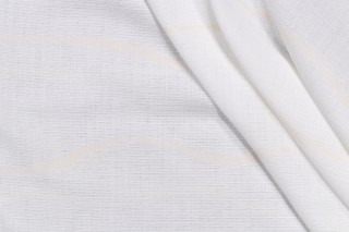 Alessi Sheer Woven Drapery Fabric in Whisper