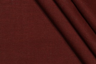 Covington Jefferson Linen Woven Latex-Backed Drapery Fabric in 361-Brown Blaze