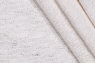 Knitty Gritty Performance Woven Upholstery Fabric in Ivory
