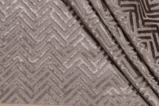 Elisha Velvet Upholstery Fabric in Smoke