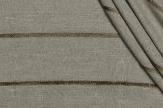 Stripe Woven Upholstery Fabric in Olive