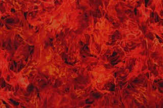 Fabrics Of SoHo Dragon's Lair - Dragon Fire Printed Cotton Craft Fabric in Fire for Timeless Treasures 
