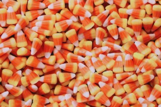 Fabrics of SoHo Packed Candy Corns Printed Cotton Craft Fabric in Corn for Timeless Treasures 