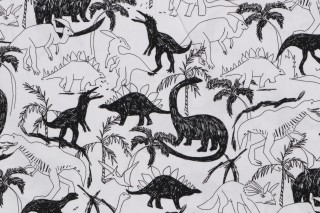 Robert Kaufman Musings Printed Cotton Craft Fabric in White 