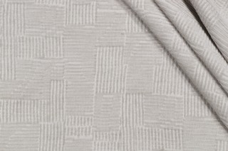 Ramtex Marco Woven Chenille Upholstery Fabric in Milkglass