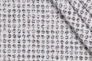 Thibaut Remy Dot Woven Polyester Outdoor Fabric in Onyx