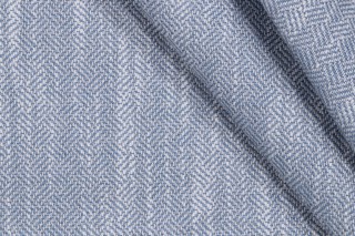 Bella Dura Home Catskill Woven High UV Polyester Indoor/Outdoor Fabric in Chambray