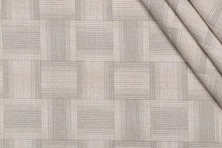 P Kaufmann Nadia Woven Chenille Upholstery Fabric in Stone 