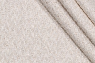 P Kaufmann Plateau Woven Chenille Upholstery Fabric in Flax 