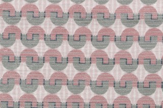 Stef Printed Upholstery Fabric in Blush 