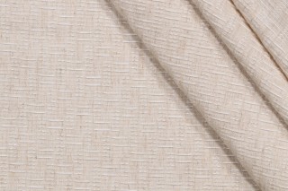 P Kaufmann Cliff Woven Chenille Upholstery Fabric in Flax 