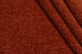 P Kaufmann Colton Performance Woven Chenille Upholstery Fabric in Copper 