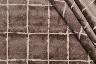 P Kaufmann Avenue Velvet Upholstery Fabric in Sparrow 