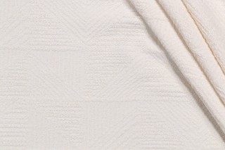 Hamilton Burton Woven Chenille Upholstery Fabric in Ivory 