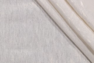Lino Textiles Troy Nevada Glazed Drapery Fabric in Ivory Gold 