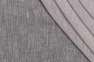 Lino Textiles Athena Woven Sheer Drapery Fabric in Oatmeal 