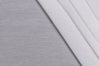 Lino Textiles Anna Woven Sheer Drapery Fabric in White 