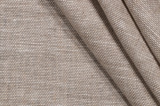 Lino Textiles Cheyenne Burlap Semi-Sheer Drapery Fabric in Oatmeal 