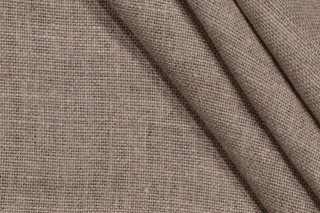 Lino Textiles Cheyenne Burlap Semi-Sheer Drapery Fabric in Natural 