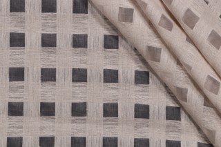 Lino Textiles Nina Woven Sheer Drapery Fabric in Natural 