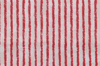 Magnolia Home Duval Printed Polyester Outdoor Fabric in Red