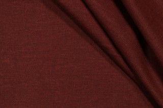 Covington Jefferson Linen Woven Drapery Fabric in 361-Brown Blaze
