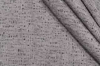 Bacall Woven Chenille Upholstery Fabric in Gray