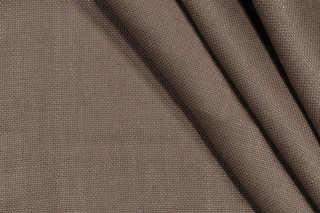 Abbo Woven Linen Upholstery Fabric in Granite 