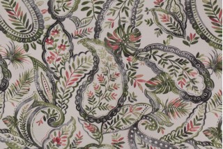 Richloom Faylinn Printed Polyester Outdoor Fabric in Shadow