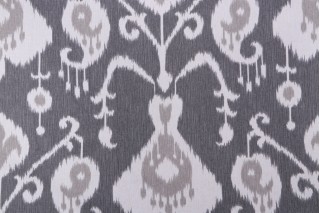 Magnolia Home Java Printed Cotton Drapery Fabric in Pewter