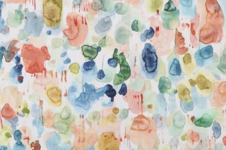 Hamilton Dodds Printed Cotton Drapery Fabric in Crayola