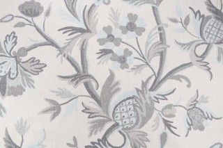 P Kaufmann Highfield/Nom Printed Cotton Drapery Fabric in Flint