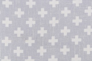 Novogratz Umbria Printed Chenille Decorator Fabric in Pearl