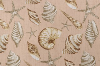 Richloom Nautique Printed Polyester Outdoor Fabric in Sierra 