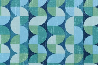 Richloom Pell Printed Polyester Outdoor Fabric in Baltic 