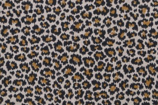 Magnolia Home Animal Kingdom Printed Cotton Drapery Fabric in Safari