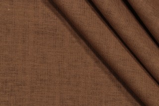 Covington Jefferson Linen Woven Drapery Fabric in 619-Truffle