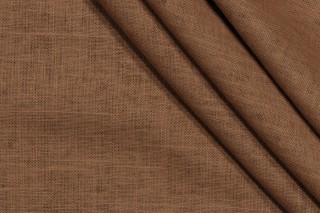 Covington Jefferson Linen Woven Drapery Fabric in 619-Truffle