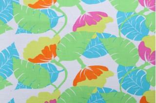 Richloom Avia Printed Polyester Outdoor Fabric in Fiesta