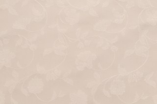 Grey Watkins Damask Amboise Decorator Fabric in Creme for Scalamandre