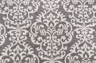 Jennifer Adams Salisbury Printed Cotton Blend Drapery Fabric in 9-Graphite for Covington