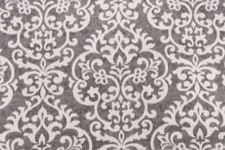 Jennifer Adams Salisbury Printed Cotton Blend Drapery Fabric in 9-Graphite for Covington
