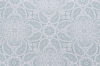 Magnolia Home Tibi Printed Cotton Drapery Fabric in Spa