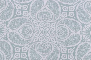 Magnolia Home Tibi Printed Cotton Drapery Fabric in Spa