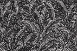 Phifer Geobella Fronds Woven Olefin Outdoor Fabric in Black