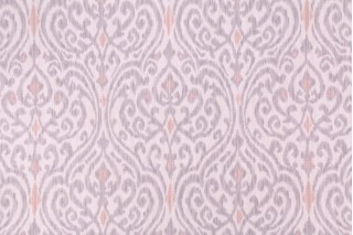 Waverly Lanha Printed Cotton Drapery Fabric in Blush