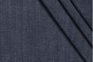Kaufmann Sardinia Woven Chenille Upholstery Fabric in Blue