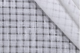 Kaufmann Glendive Woven Sheer Drapery Fabric in Snow