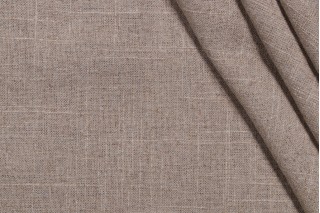 Covington Jefferson Linen Drapery Fabric in 02-Greige